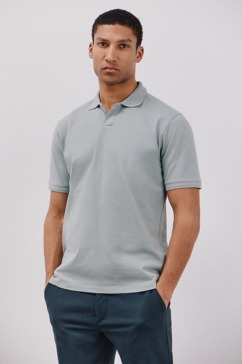 Pedro Del Hierro Polo Estructura Cuello Abierto