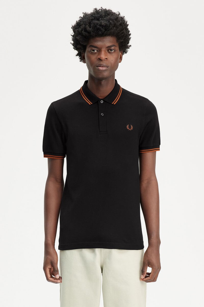 pedro del hierro Polo Fred Perry manga corta