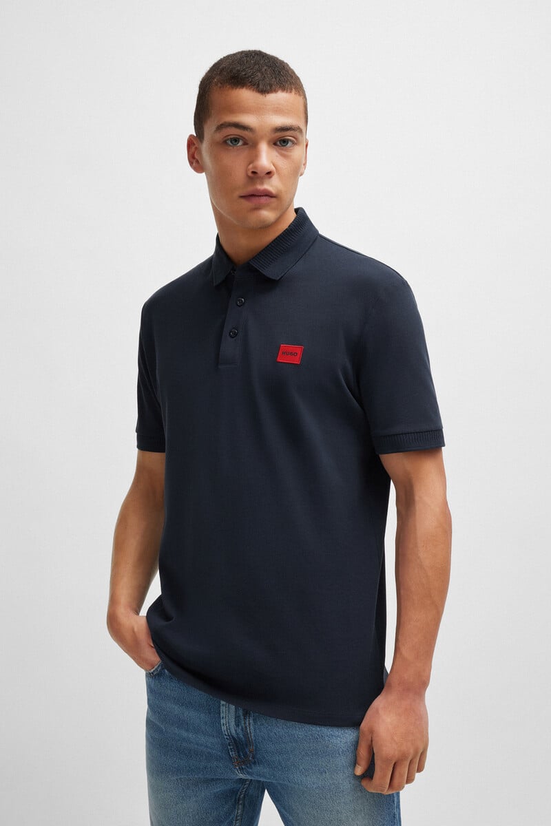 pedro del hierro Polo manga corta