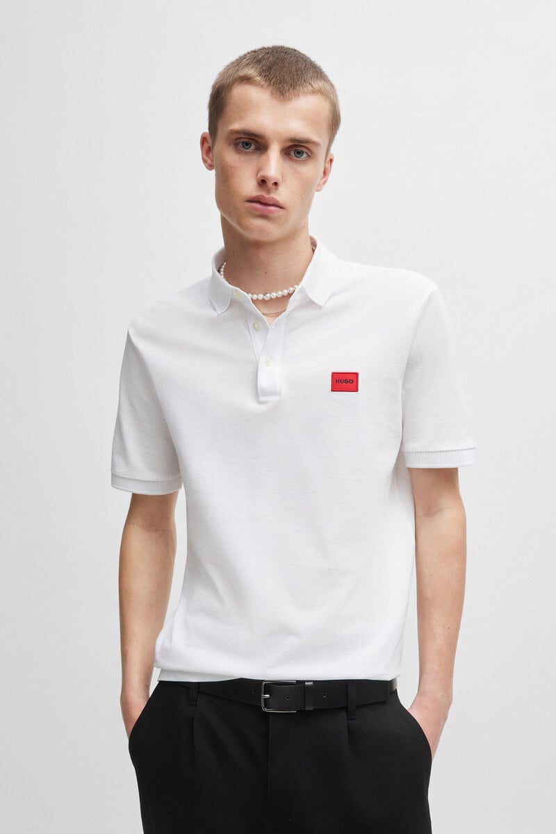 pedro del hierro Polo manga corta