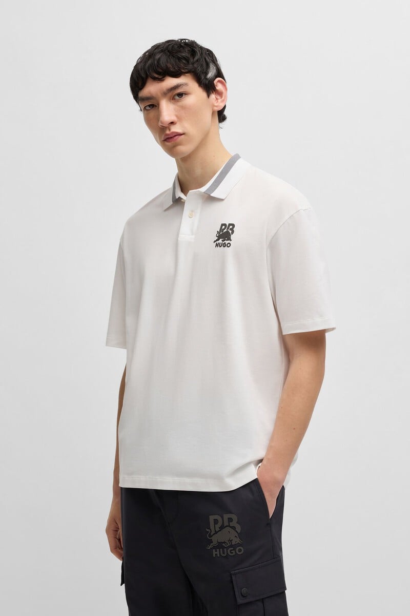 pedro del hierro Polo manga corta