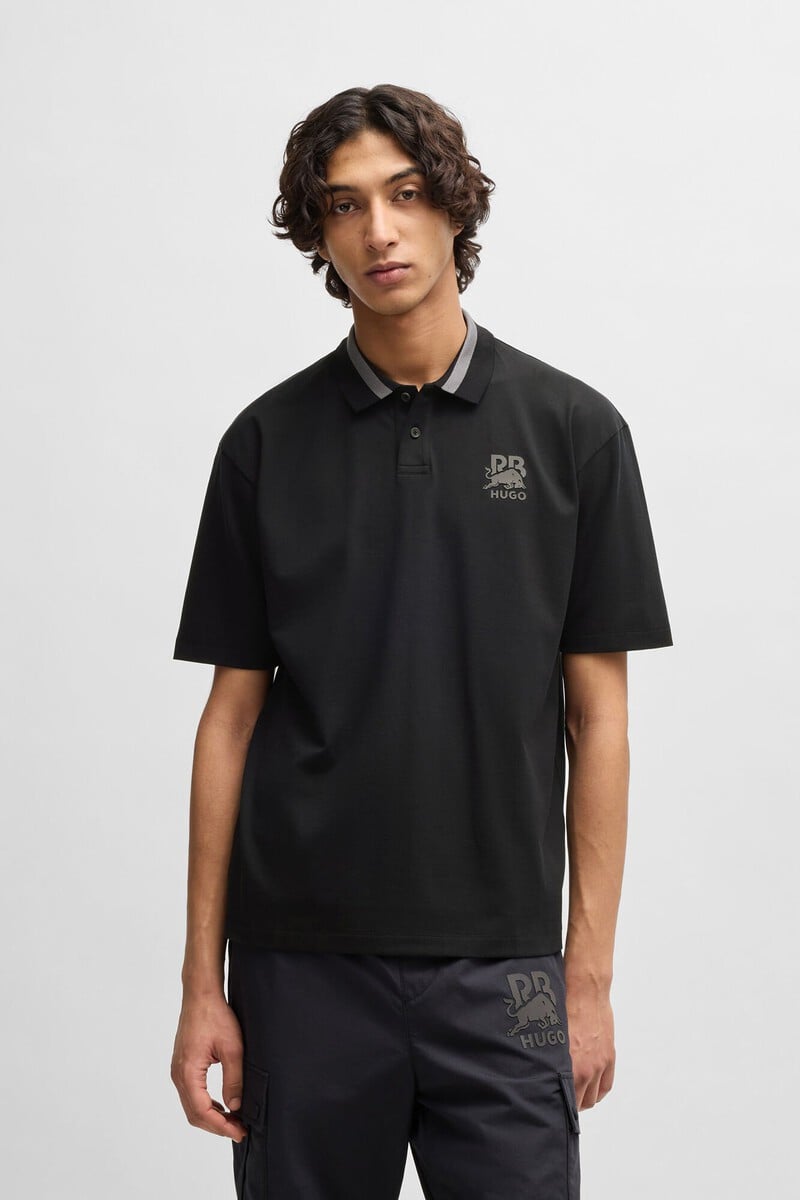pedro del hierro Polo manga corta
