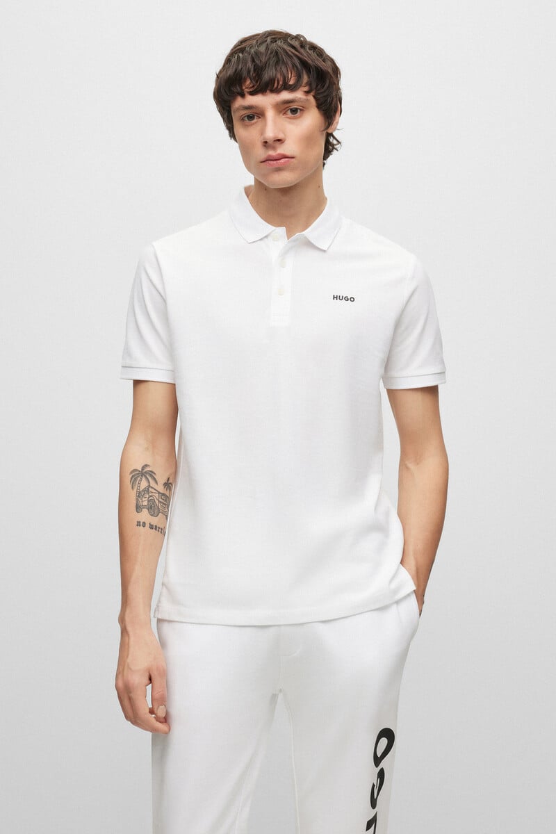 pedro del hierro Polo manga corta