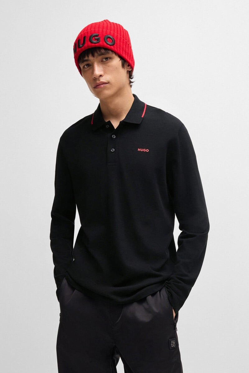 Pedro Del Hierro Polo Manga Larga