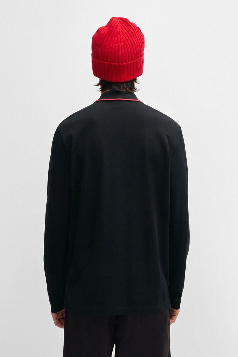 Pedro Del Hierro Polo Manga Larga