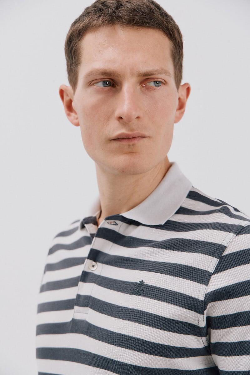 Pedro Del Hierro Polo Piqué De Rayas
