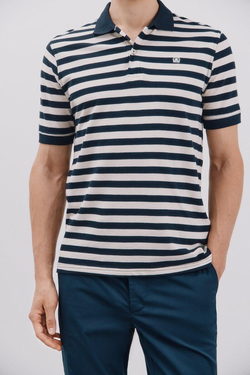 Pedro Del Hierro Polo Piqué De Rayas