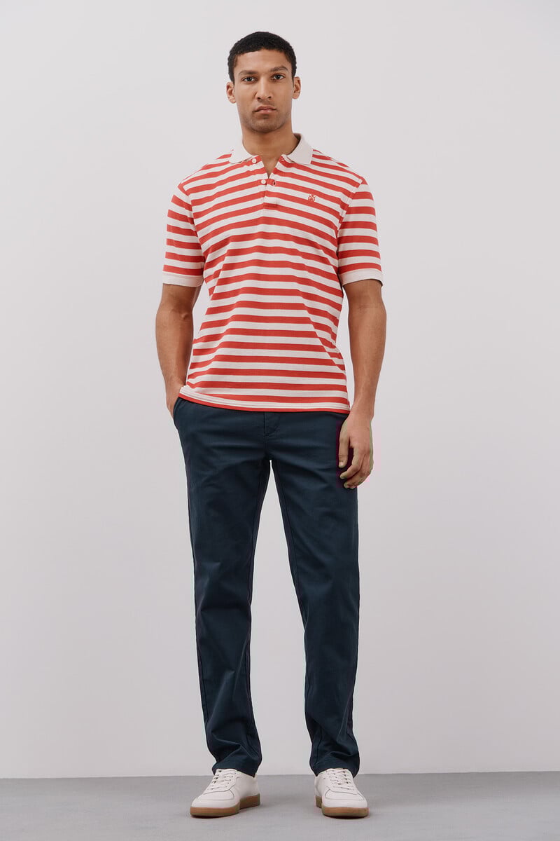 Pedro Del Hierro Polo Piqué De Rayas