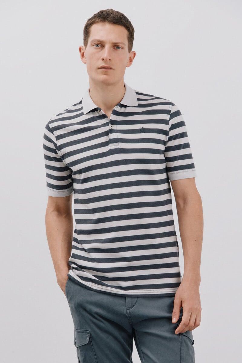 Pedro Del Hierro Polo Piqué De Rayas