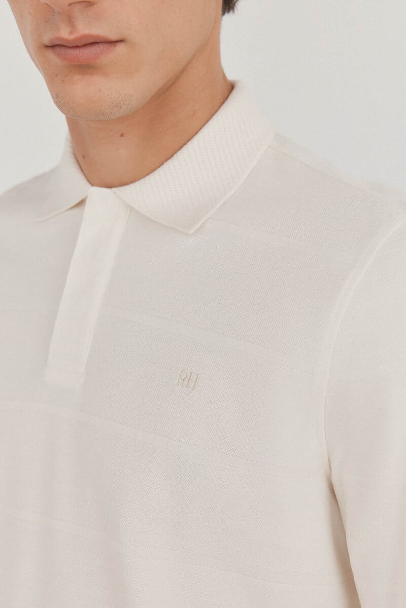 Pedro Del Hierro Polo Piqué Manga Larga