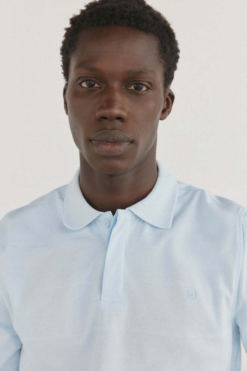 Pedro Del Hierro Polo Piqué Manga Larga