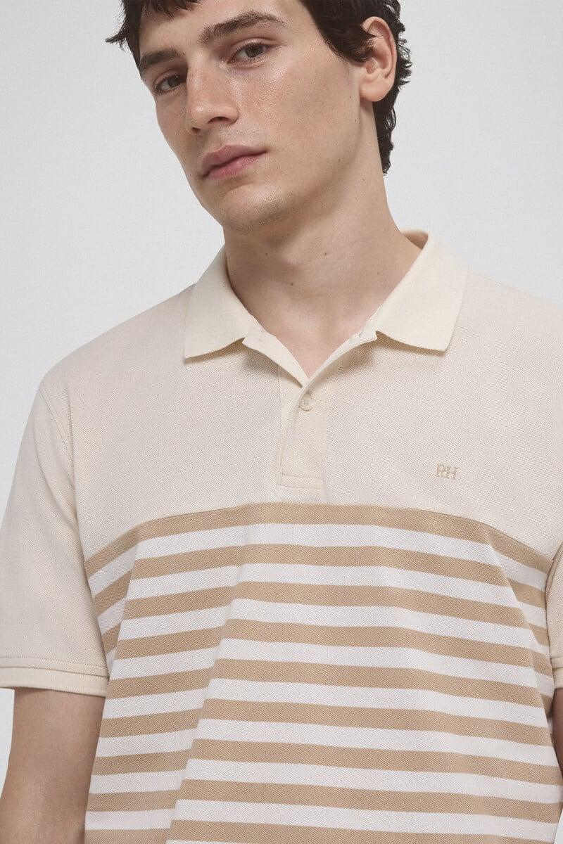Pedro Del Hierro Polo Piqué Rayas Fantasía