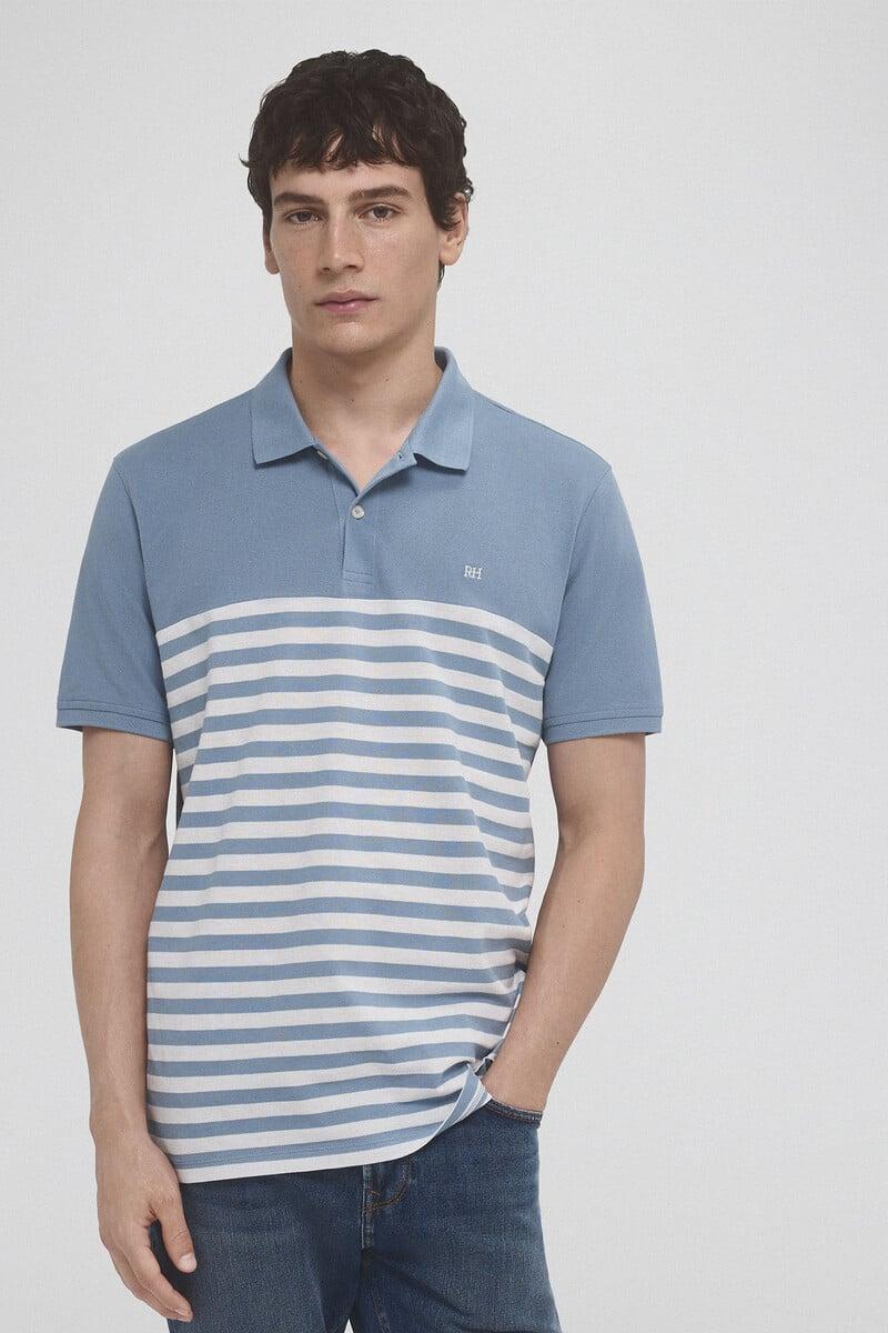 Pedro Del Hierro Polo Piqué Rayas Fantasía