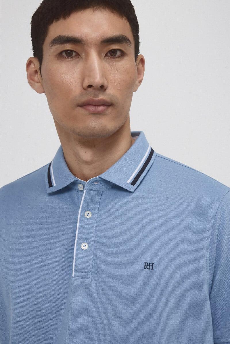 Pedro Del Hierro Polo Tips En Cuello