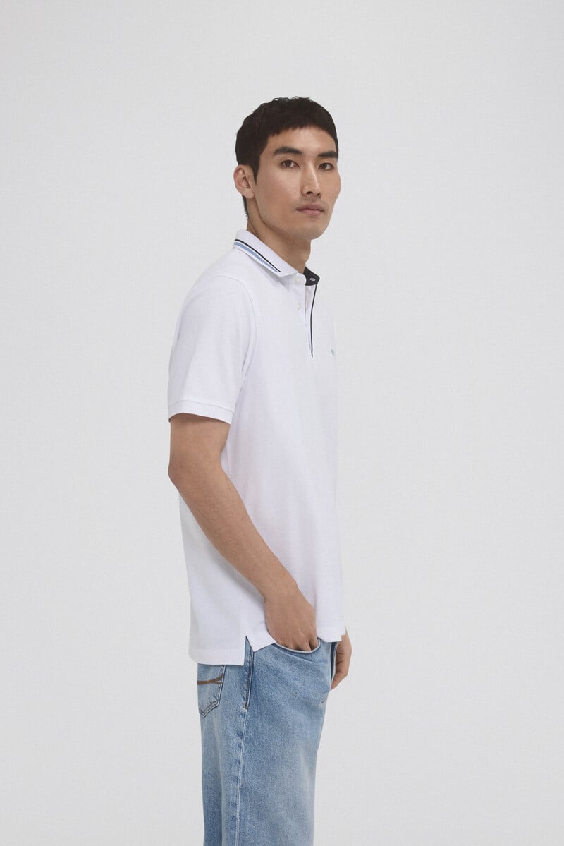 Pedro Del Hierro Polo Tips En Cuello