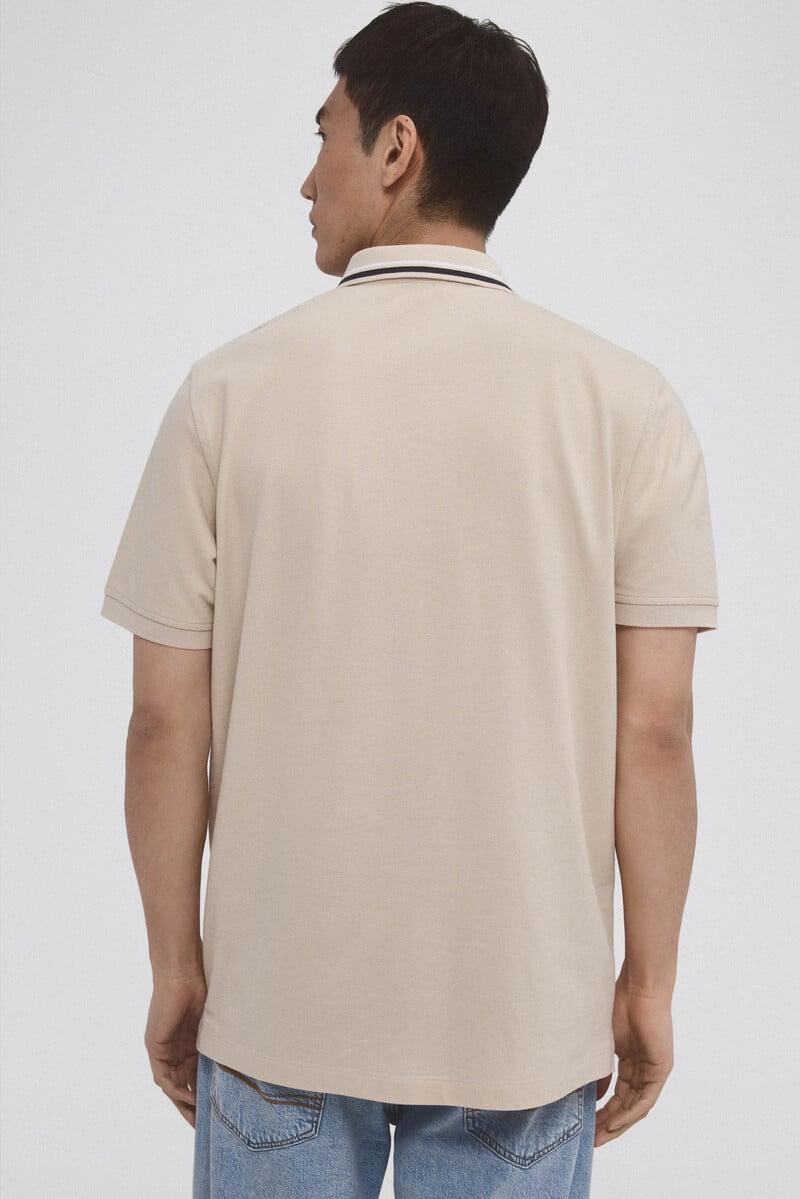 Pedro Del Hierro Polo Tips En Cuello