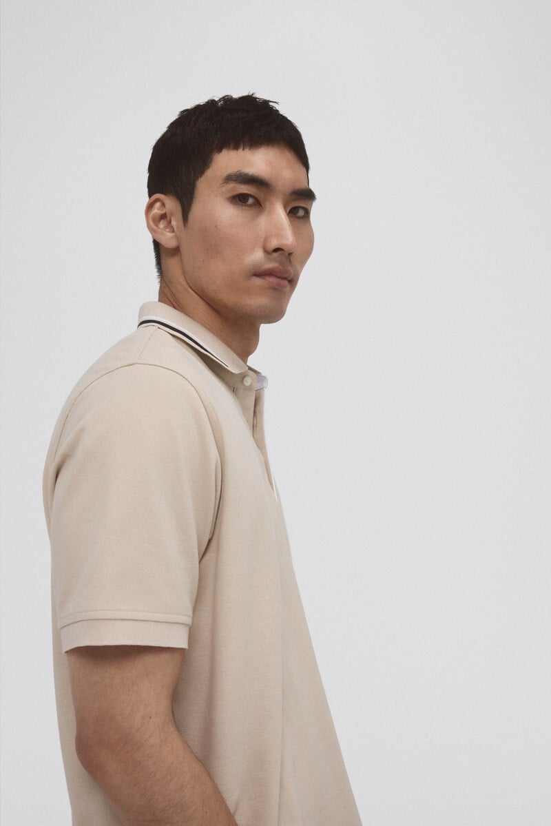 Pedro Del Hierro Polo Tips En Cuello