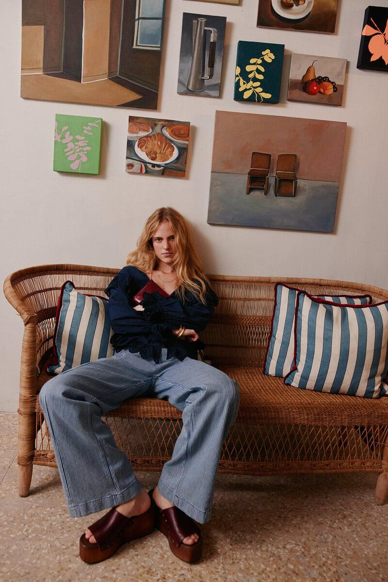 pedro del hierro Prisca. Jeans botones