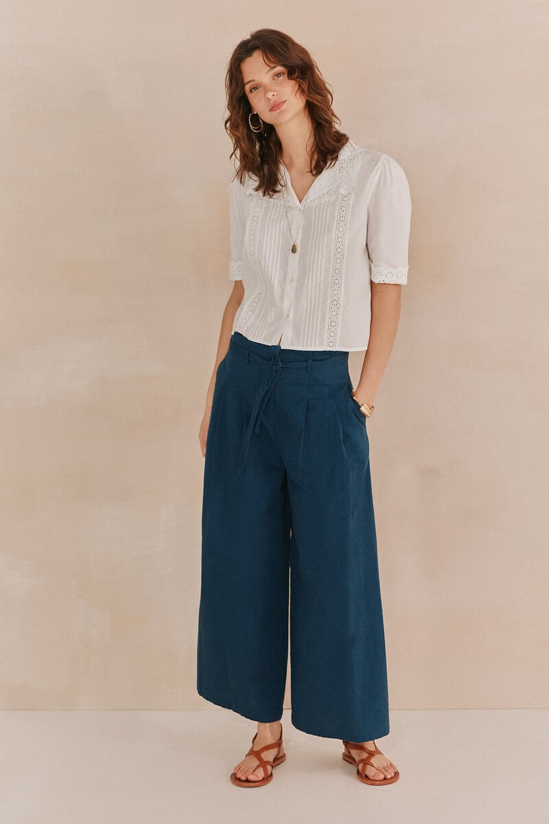 pedro del hierro Pulia. Pantalones anchos