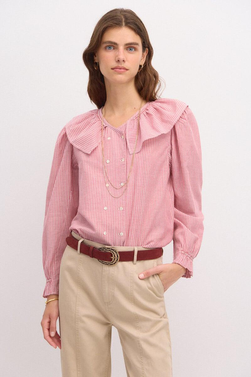 pedro del hierro Raquel. Camisa cuello