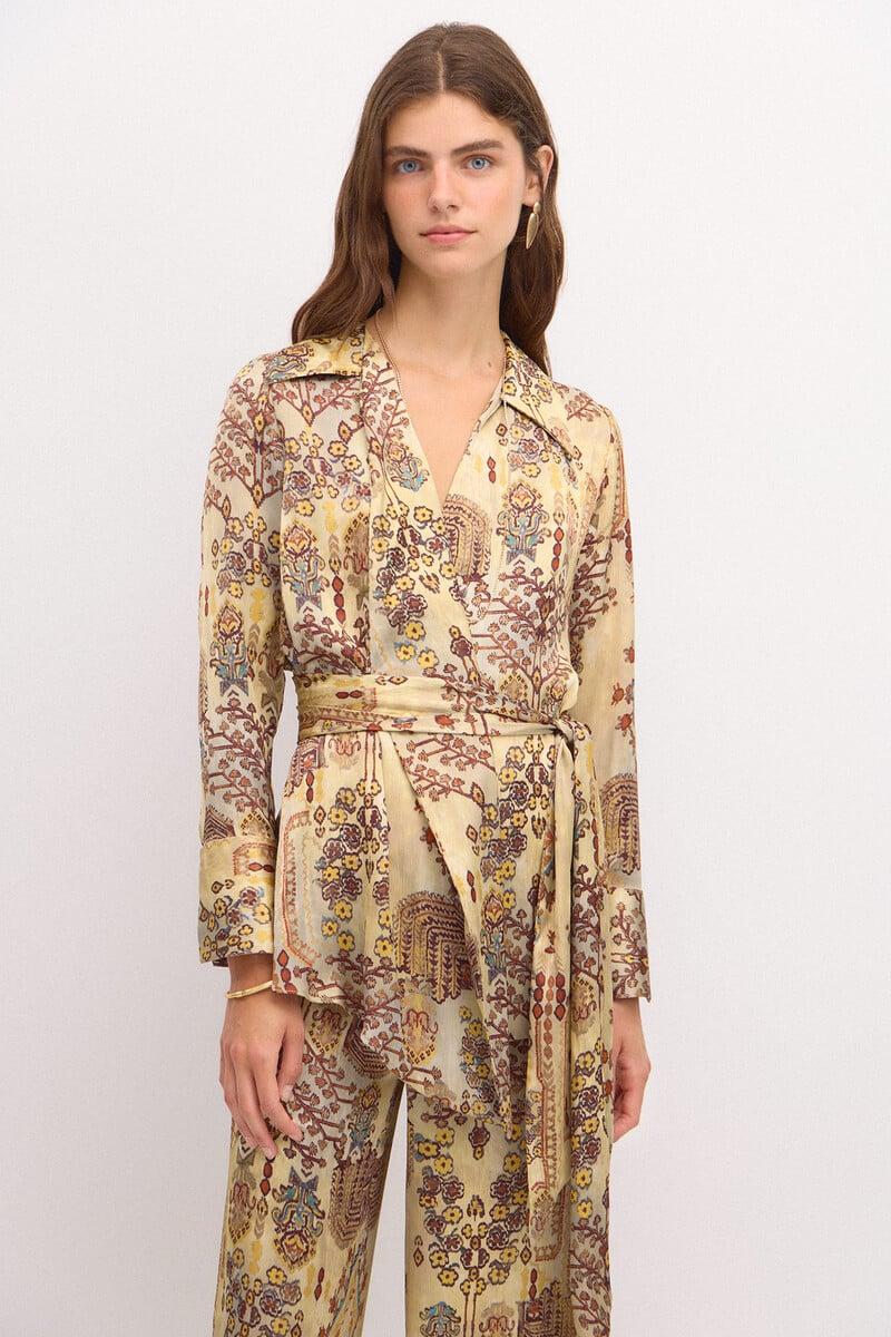 pedro del hierro Renata. Camisa cruzada