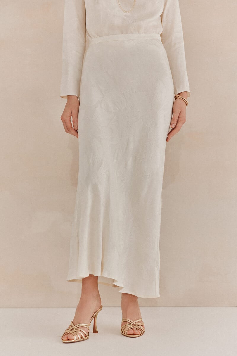 Pedro Del Hierro Rocío. Falda Jacquard