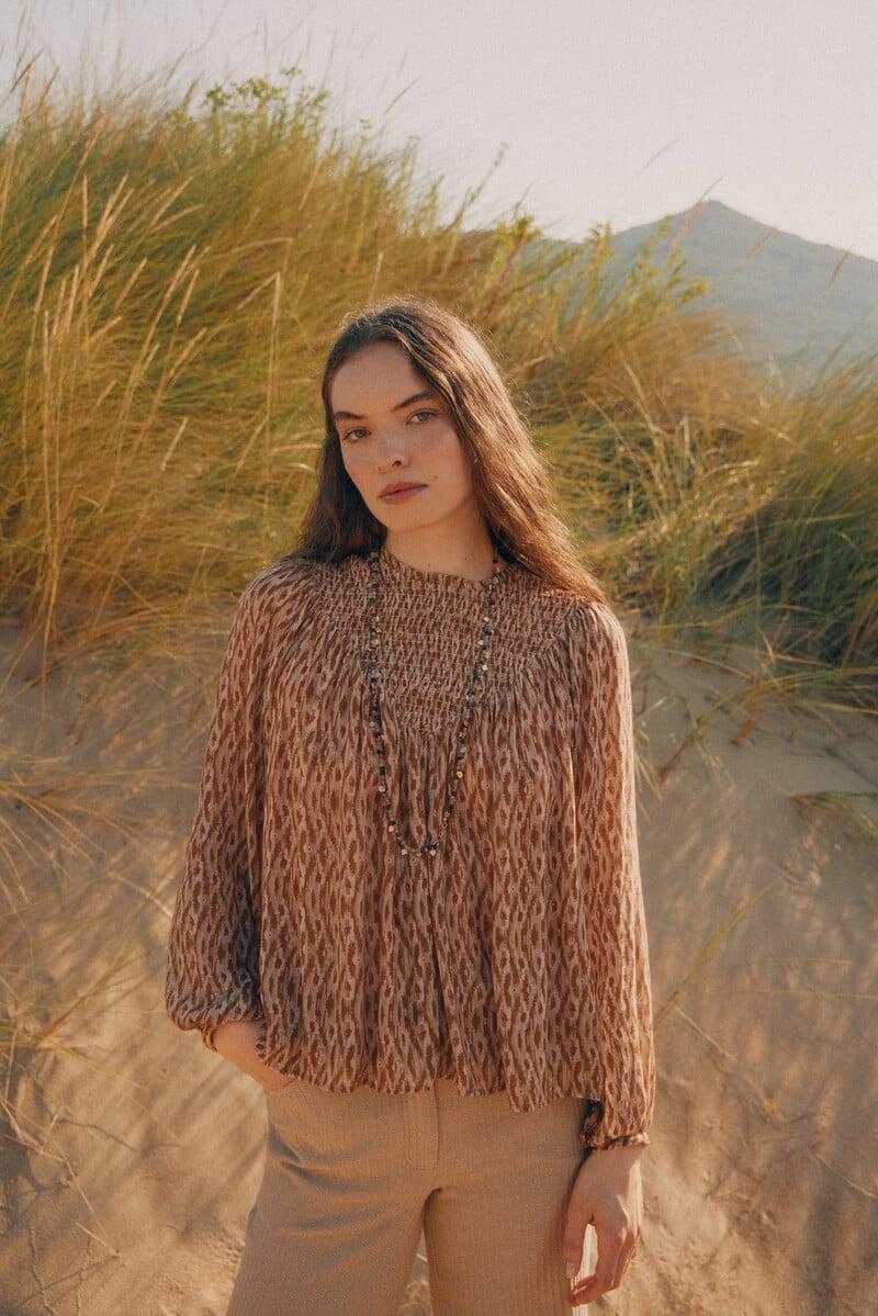 pedro del hierro Ruperta. Blusa estampada