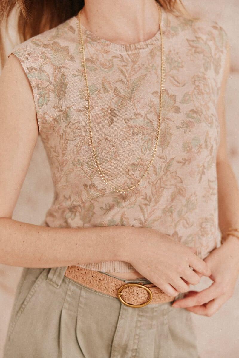 pedro del hierro Sami. Top floral