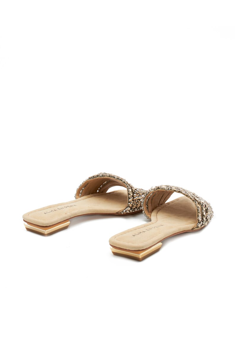 Pedro Del Hierro Sandalia Baja Pedrería Empeine