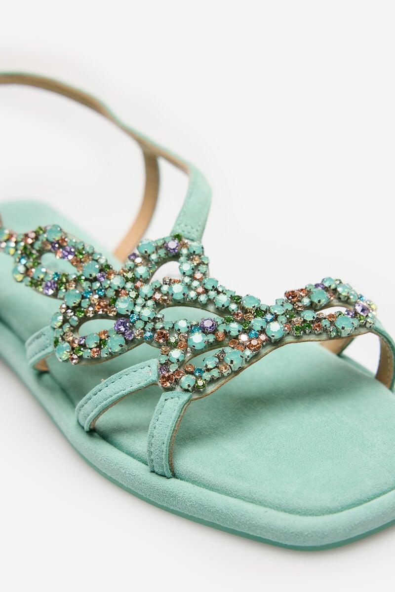 Pedro Del Hierro Sandalia Plana Cierre Hebilla