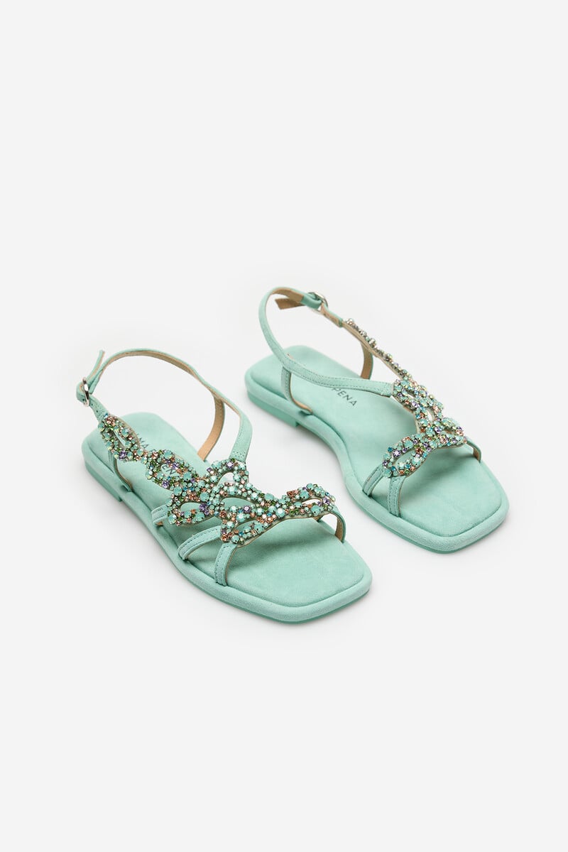 Pedro Del Hierro Sandalia Plana Cierre Hebilla