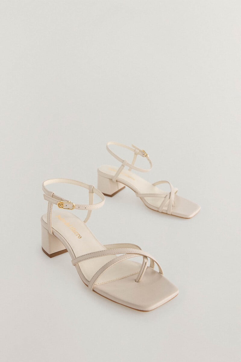 Pedro Del Hierro Sandalia Tacón Medio