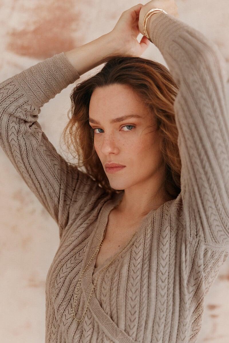 Pedro Del Hierro Sara. Chaqueta De Punto Cruzada