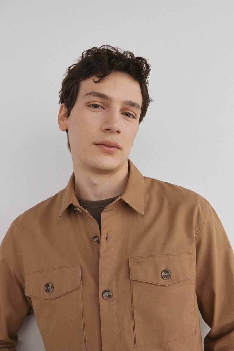 Pedro Del Hierro Sobrecamisa Algodón Lino