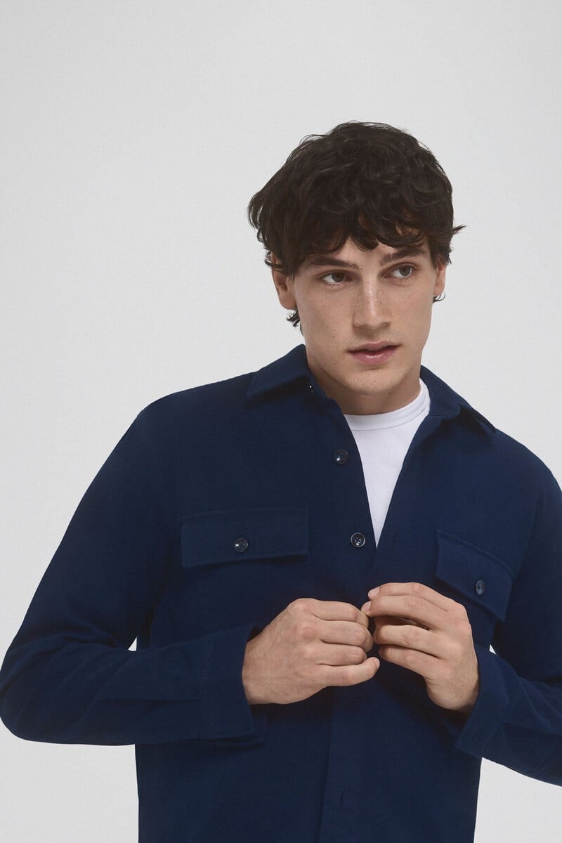 Pedro Del Hierro Sobrecamisa Lisa Coordinado