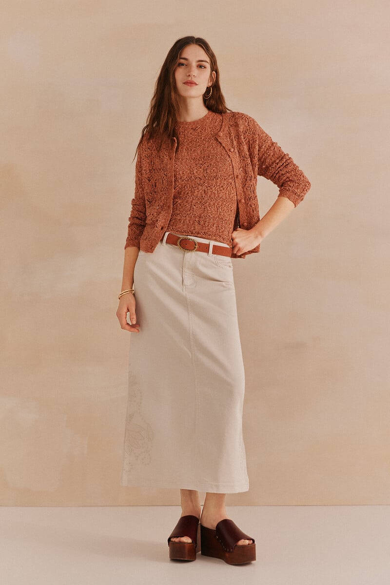 Pedro Del Hierro Soledad. Chaqueta Pointelle