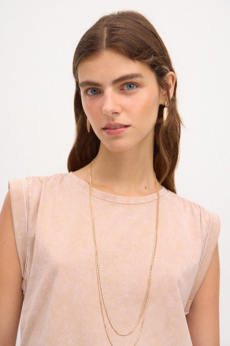 Pedro Del Hierro Sonia. Camiseta De Algodón Lavada