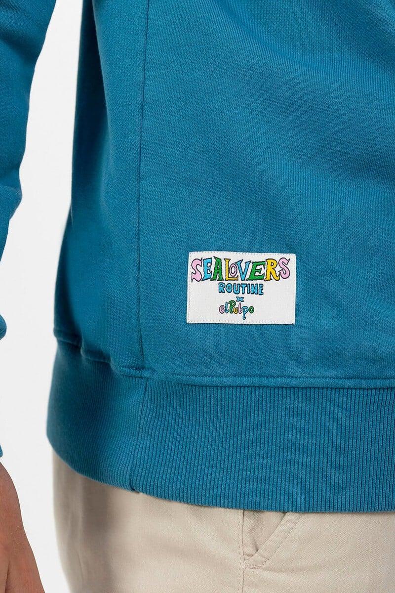 Pedro Del Hierro Sudadera Bordado A Tono ElPulpo