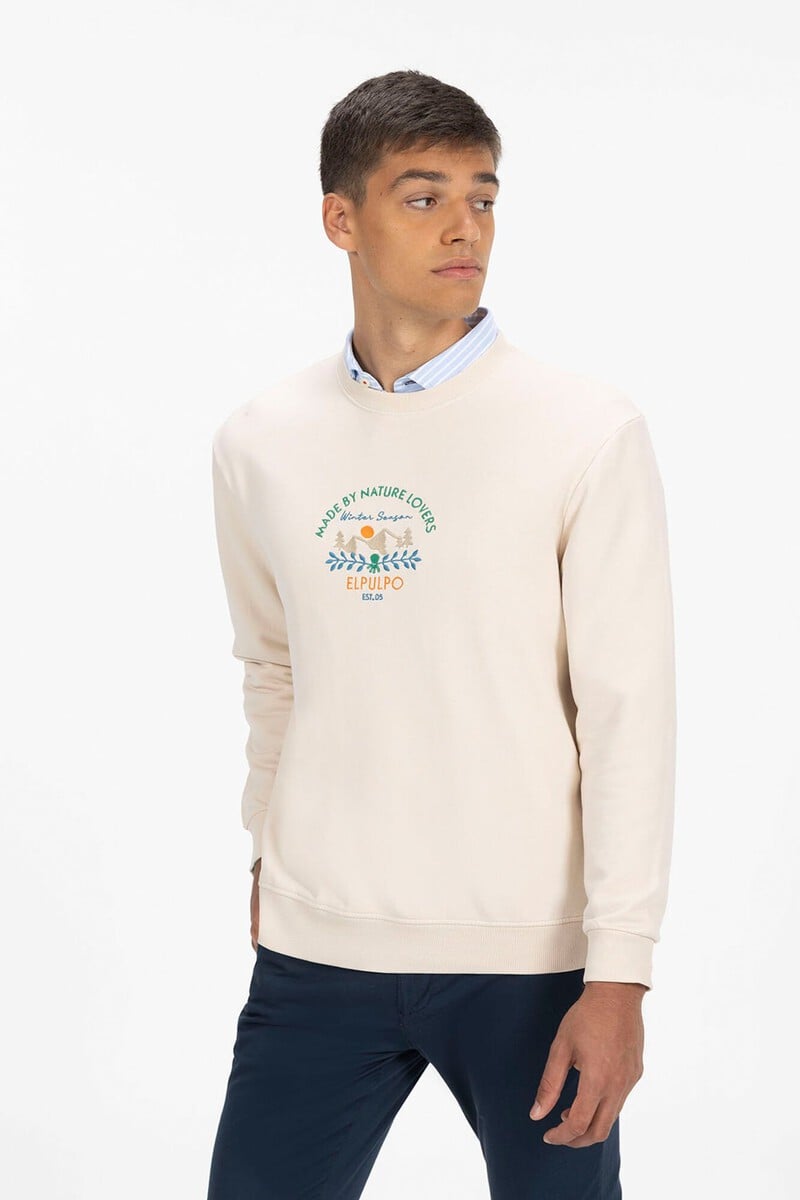 Pedro Del Hierro Sudadera Bordado Nature Lovers