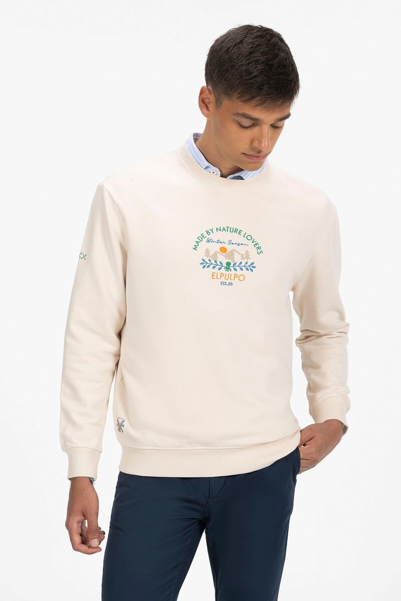 pedro del hierro Sudadera bordado nature lovers