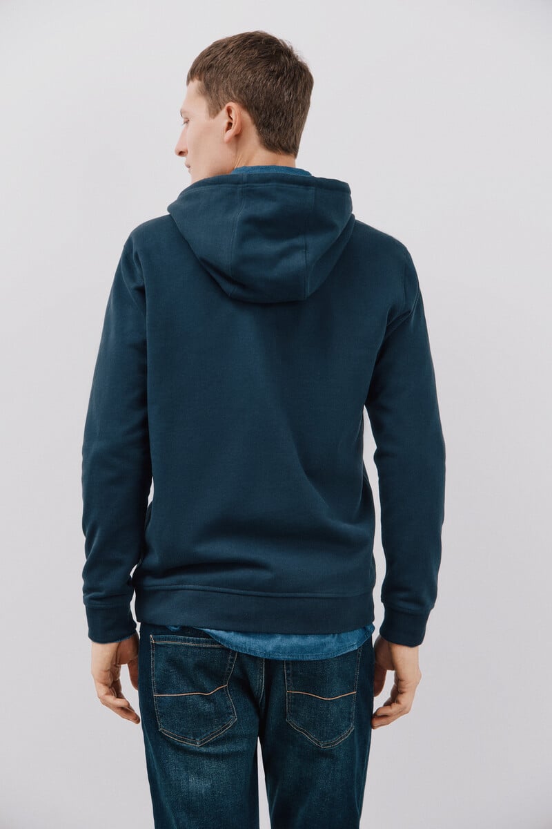 Pedro Del Hierro Sudadera Capucha Con Botones