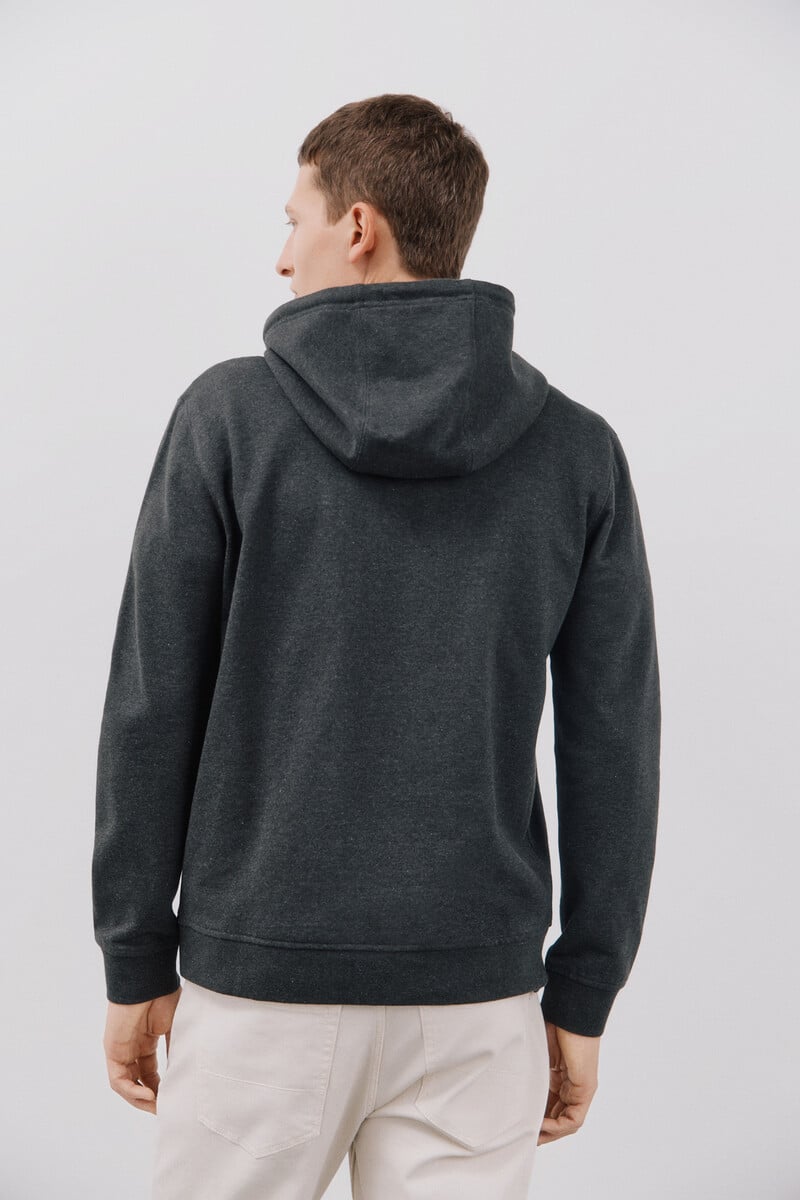 Pedro Del Hierro Sudadera Capucha Con Botones