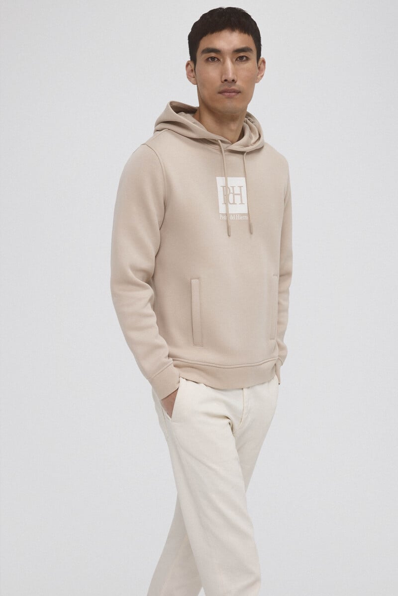 Pedro Del Hierro Sudadera Capucha Con Logo