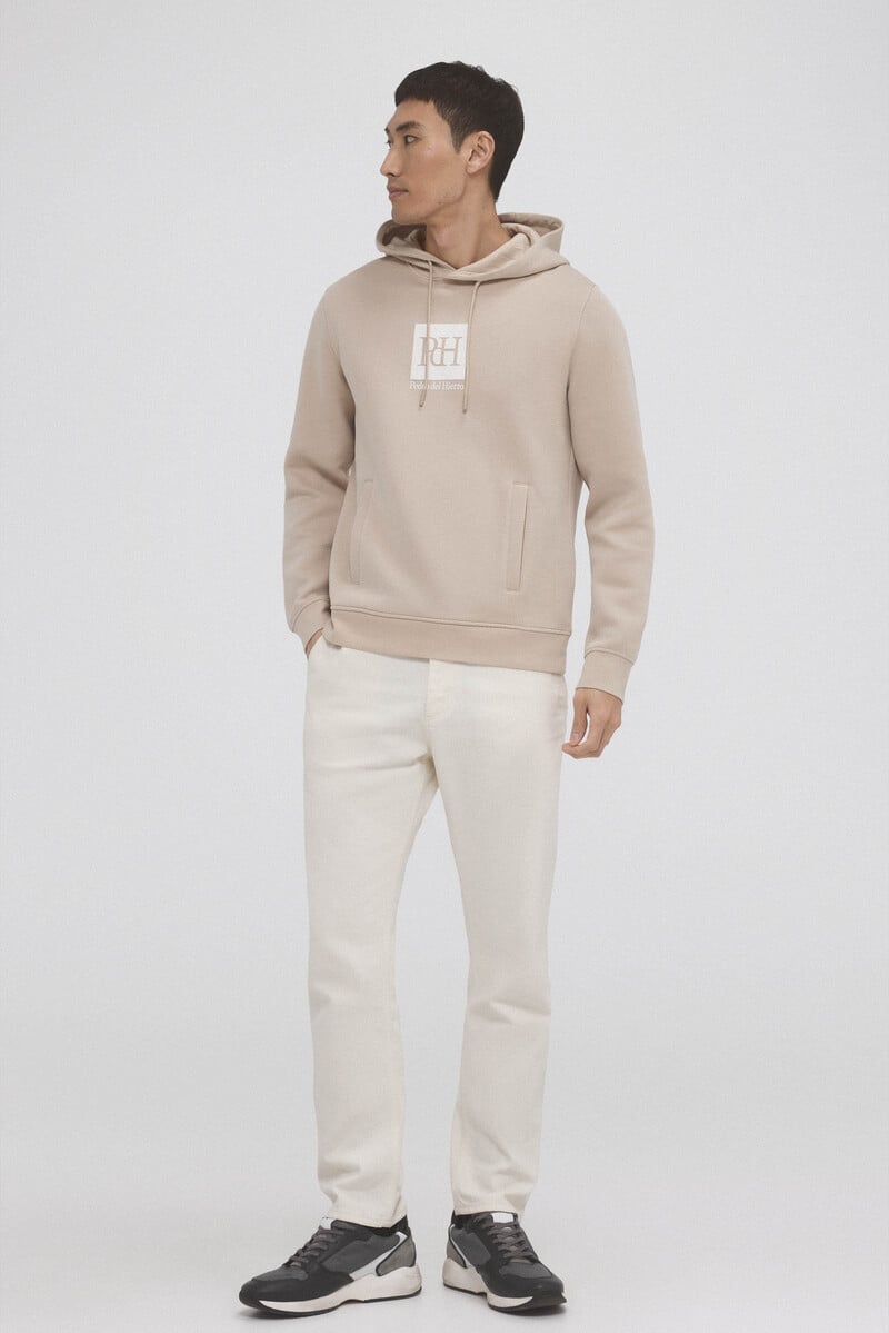 Pedro Del Hierro Sudadera Capucha Con Logo