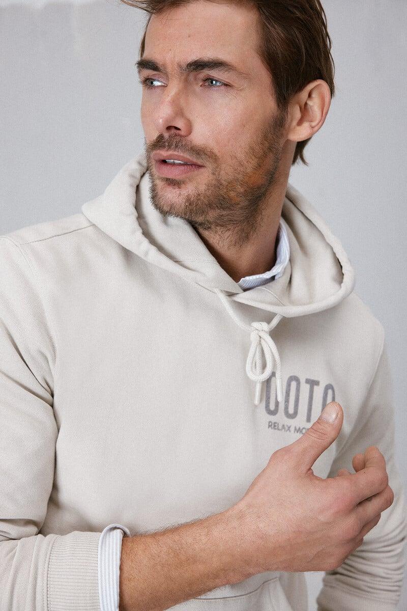 Pedro Del Hierro Sudadera Con Capucha Logo Avión