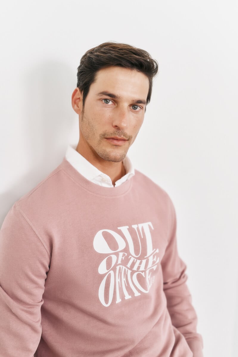 Pedro Del Hierro Sudadera Cuello Redondo Con Logo