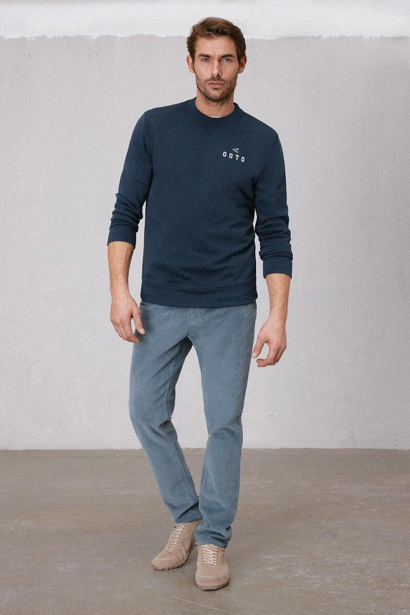 pedro del hierro Sudadera cuello redondo con logo