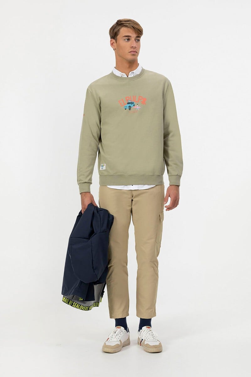 pedro del hierro Sudadera estampado surfer car