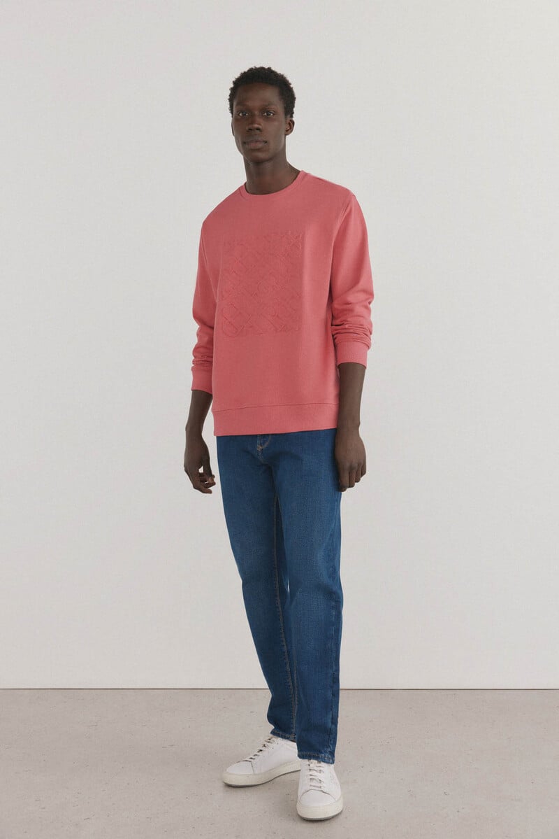 Pedro Del Hierro Sudadera Logo Cuello Caja