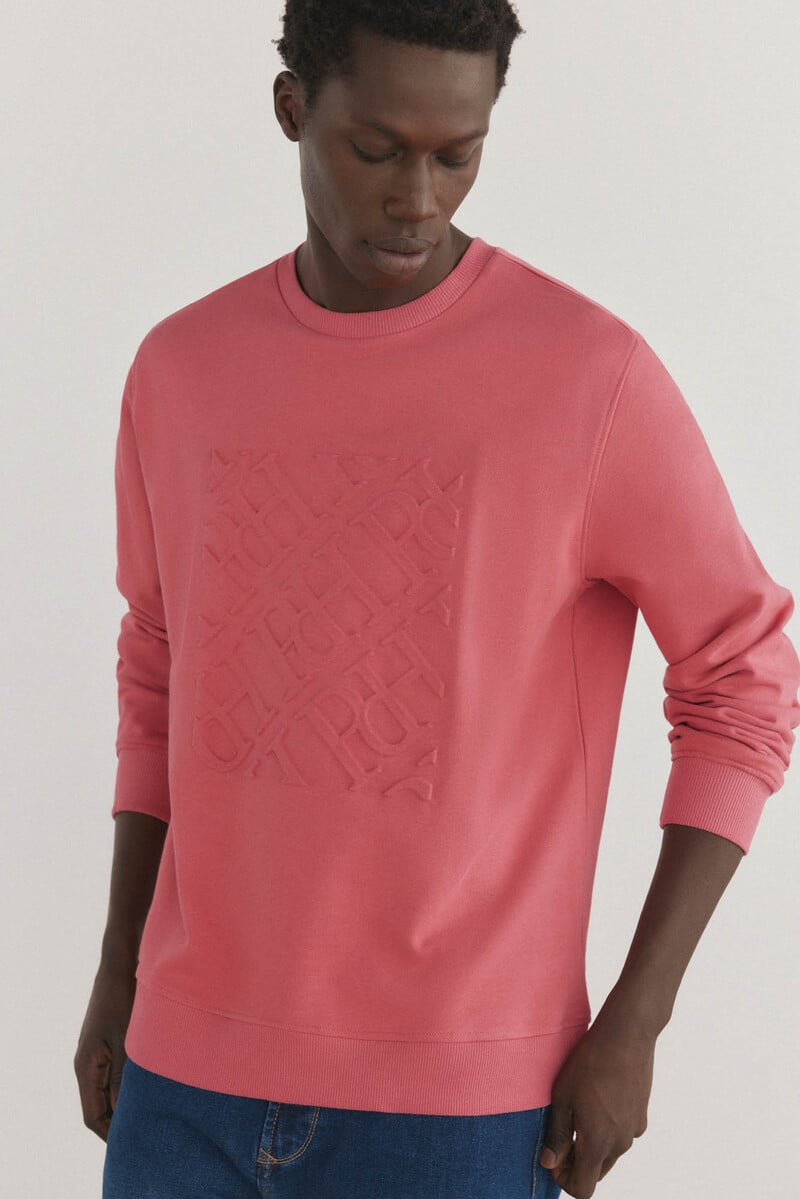 Pedro Del Hierro Sudadera Logo Cuello Caja